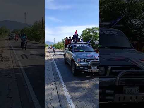 Militancia sandinista de San Juan de Limay, selebra 47/19, en paz, amor y estabilidad.