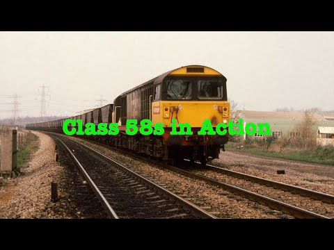 British Rail Class 58s in Action
