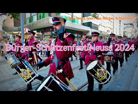 Neusser Bürger-Schützenfest 2024:Parade zum Neusser Bürger Schützenfest 2024 - Bürger-Schützenfestes