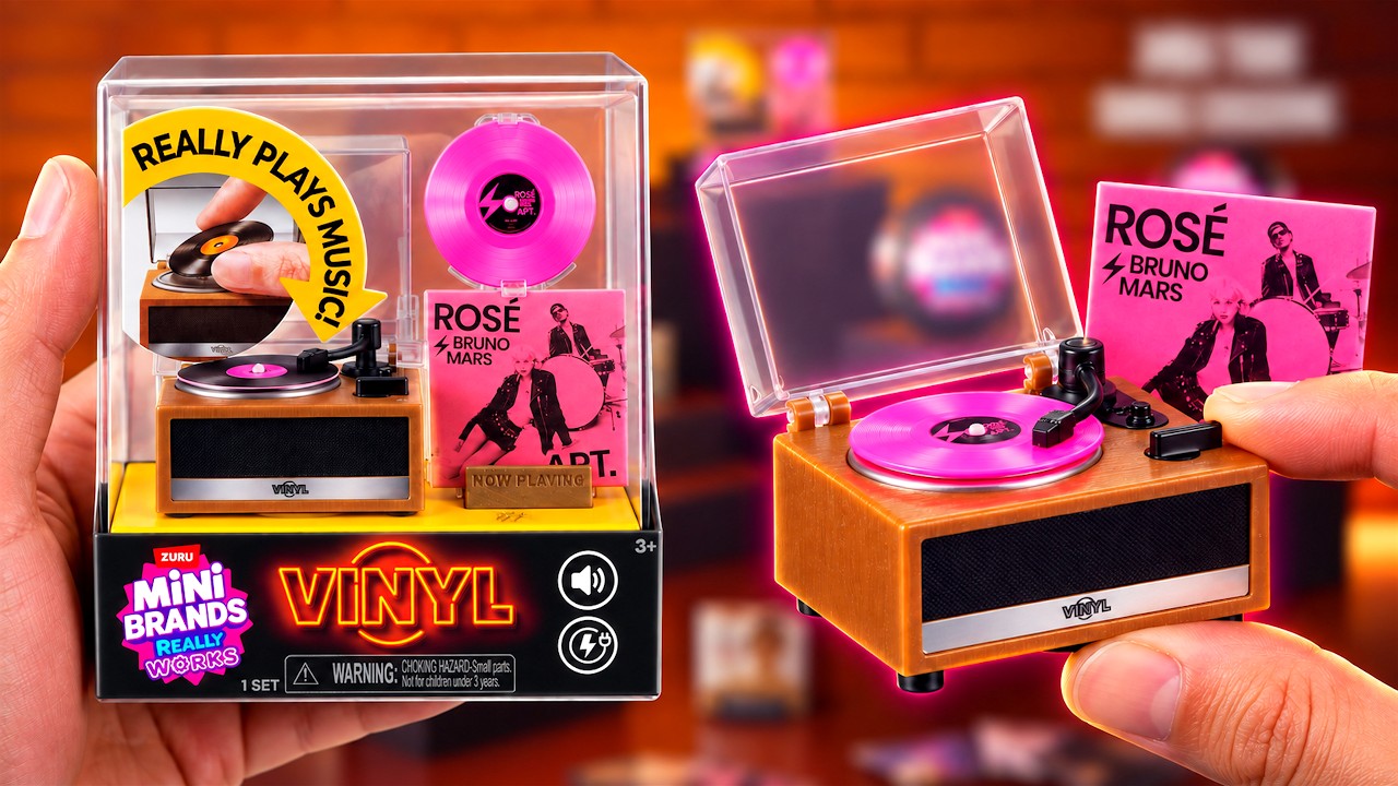 Unboxing Mini Brands Really Works Vinyl · Tocadiscos APT.