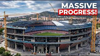 Camp Nou Roof Rising Fast(11May 2026)| Compression Ring Expansion & Massive Progress|Camp Nou Update