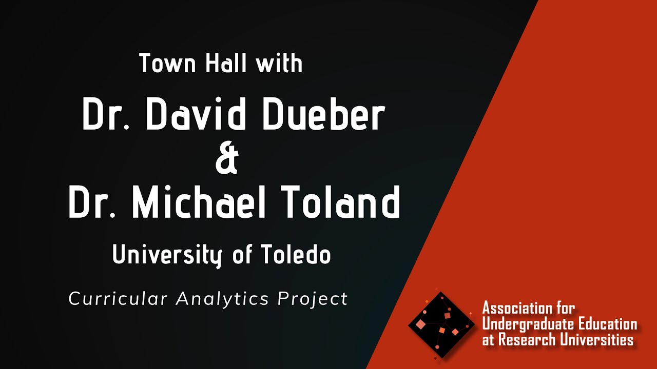 Town Hall on the Curricular Analytics Project