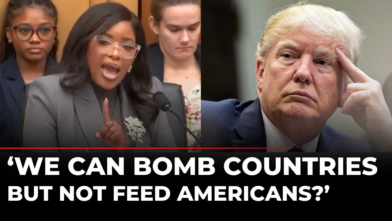 US Congress LIVE: Jasmine Crockett Exposes Trump’s War Agenda? Illegal, Corrupt & Costing Lives