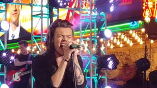 One Direction on Jimmy Kimmel Live - Love You Goodbye, Harry&#39;s speach and naming the potato (HD)