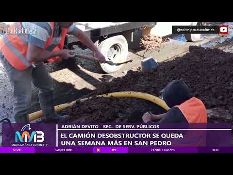 El camión desobstructor se queda una semana más