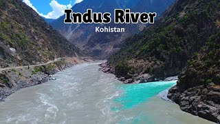 Aerial View Of River Indus In Kohistan - 2 Rivers Junction | Umar Subhanullah Khan |
