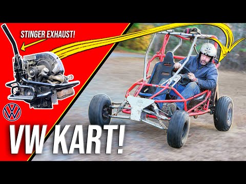 We Turned Our Volkswagen 1,600cc Go Kart into a MINI DUNE BUGGY!