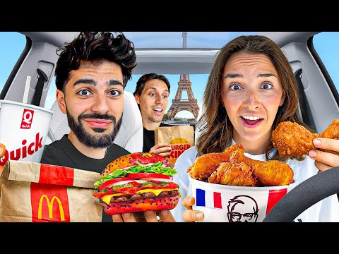 DES QUÉBÉCOIS TESTENT LES FAST-FOOD DE LA FRANCE ! (en voiture…)