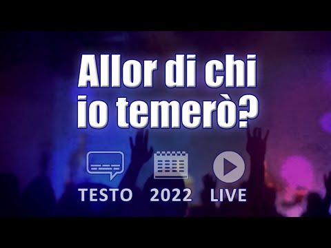 Se mi trovassi nella tempesta 17/07/2022 (Testo) - Essere Un Cristiano