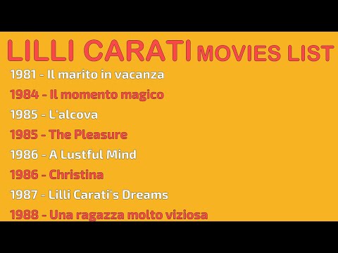 LILLI CARATI MOVIES LIST