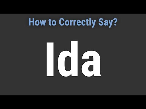 How to Pronounce Name Ida (Correctly!)