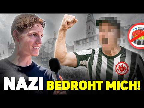 Right-wing hooligan wants to attack me...💀