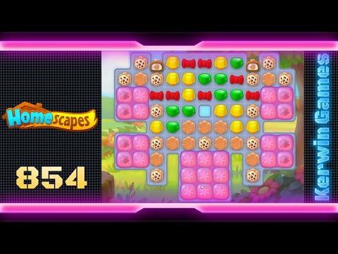 Homescapes Level 854 - No Boosters