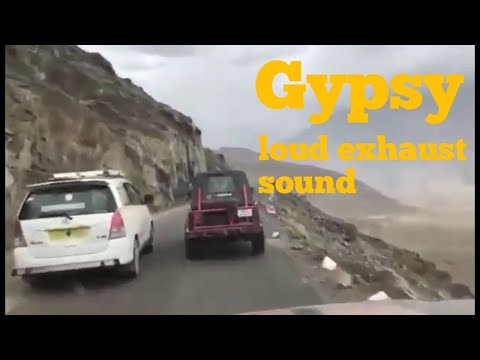 🔥MARUTI SUZUKI GYPSY LOUD EXHAUST  KASHMIR INDIA🔥