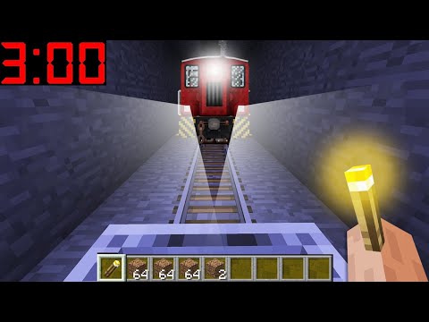 Drev - Minecraft - SCARY TRAIN at the END of the TUNNEL! in Minecraft Noob vs Pro
