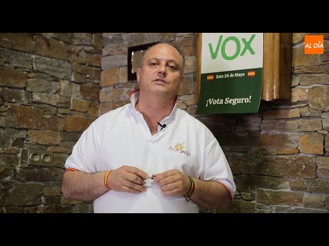 Juan Antonio Pascual Pastor, candidato de Vox a la alcaldía de Alba de Tormes
