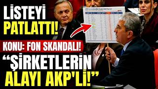 Gökhan Günaydın listeyi patlattı! Fon skandalında adı geçen AKP’li şirketleri te