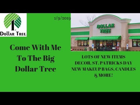 Come with me to Dollar Tree 1/9/18~Tons of New Finds~St. Patrick’s Day, Decor Candles & More ❤️ Video