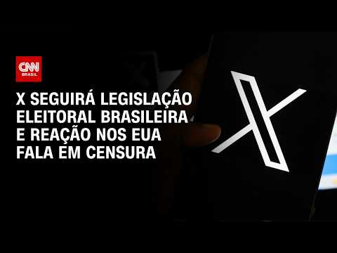 Autoridade do governo Trump acusa Brasil de impor censura após mudança no X  | LIVE CNN