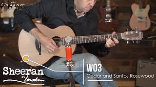 Video thumbnail for Sheeran By Lowden W03 by Casino Guitars