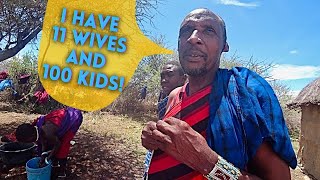 "I Have 11 Wives And 100 Kids" Meeting the Maasai Chief (#39)