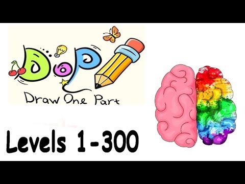 DOP Draw One Part All Level 1 - 300 WALKTHROUGH Gameplay