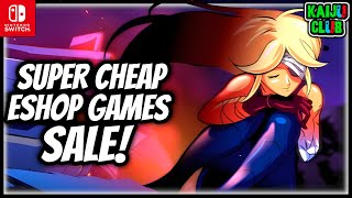 SUPER CHEAP DEALS! New Nintendo Switch ESHOP Sale! $3 & Under Games