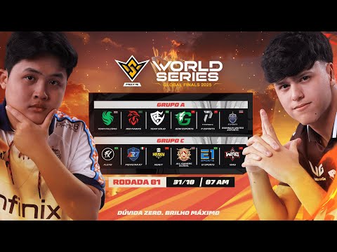 MUNDIAL DE FREE FIRE | FFWS GLOBAL FINALS 2025 | RODADA 1 | GRUPO A x C |  AO VIVO #freefire