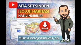 MTA Sitesinden Jeoloji Haritası Nasıl İndirilir? | Türkiye Jeoloji Ver