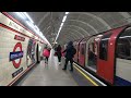 London Underground 1992 Stock 91097 And 91047 At Bethnal Green