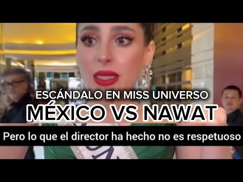 Escándalo en Miss Universo - Fátima Bosch de México sale a ceremonía de imposición de Bandas 