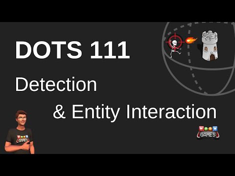 Entity interaction using OverlapSphere and ComponentLookup in Unity ECS 1.0