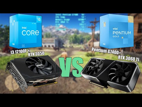 Pentium G7400 + RTX 3060 Ti Vs I3 12100F + RTX 3050 - Can a High End GPU Save a Low End CPU?
