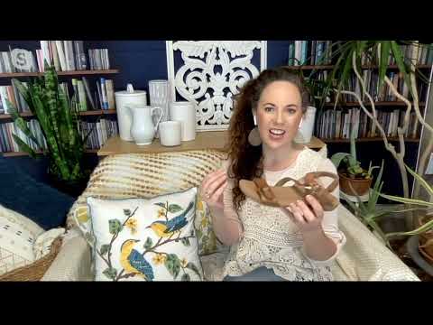 Earth Origins Adjustable Strap Sandals - Beck on QVC
