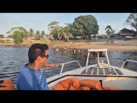 Passeio de lancha no Rio Araguari em Ferreira Gomes Amapá #5