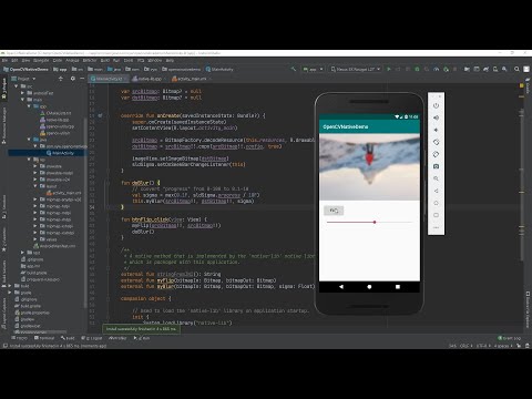 OpenCV on Android native with C++