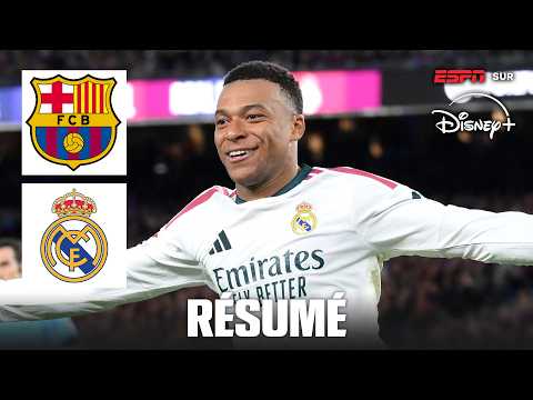 FC Barcelone - Real Madrid | RÉSUMÉ LALIGA | ESPN sur Disney+