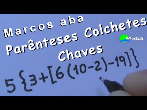 Parênteses, colchetes e chaves - Expressões Numéricas e Aritméticas Video