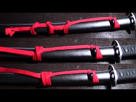 Easiest Sageo storage knots to tie