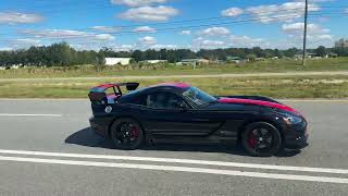 286-Mile 2009 Dodge Viper SRT-10 ACR Drive By