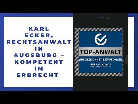 Ecker Karl Ludwig Rechtsanwaltskanzlei YouTube-Vdeominiatur 4