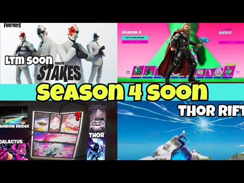 Fortnite New Thor Live Event |  Next LTM Rags to Riches | New Update 13.50 Soon | marvel Season 4