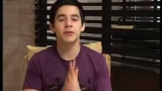 David Archuleta Thanks His Fans