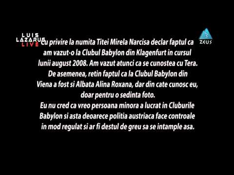 Declaratia iubitei lui Pulhac din dosarul de prostitutie- part3.flv