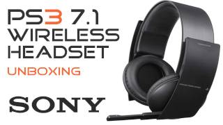 Sony  - 7.1 PS3 Wireless Headset - Unboxing Deutsch ( Test Review HD )