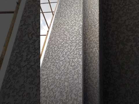 Circles Wall putty texture design #painting #walldecor #texture