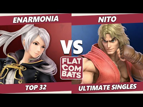 Flat Combats 1 Top 32 - Enarmonia (Robin) Vs. CSE MzT | Nito (Ken) SSBU Smash Ultimate
