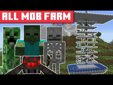 Minecraft All Mob Farm 1.20.1- BEST DESIGN