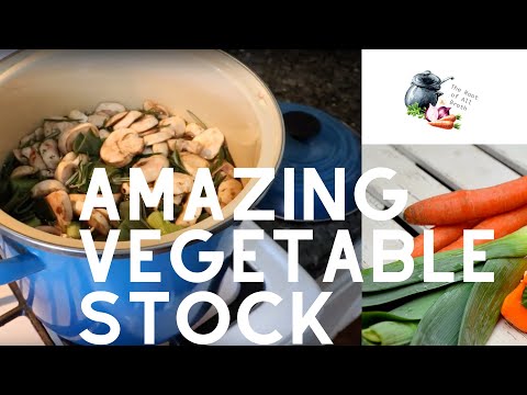 Amazing Vegetable Stock: We will create amazing vegetable stock with wine.