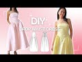 Making A Drop Waist Corset Style Dress SEWING TUTORIAL